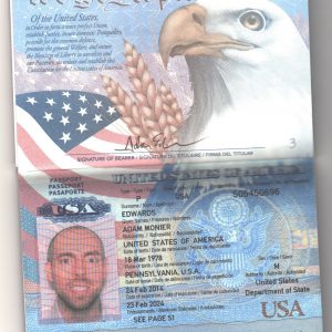 Undetectable fake us uk passports